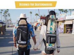 Plutoray |Backpack Specially Designed For Skaters | Kickstarter Plutoray Skate Backpack