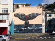 Garbage Tail Mural by Murmure street Murmure Street | France