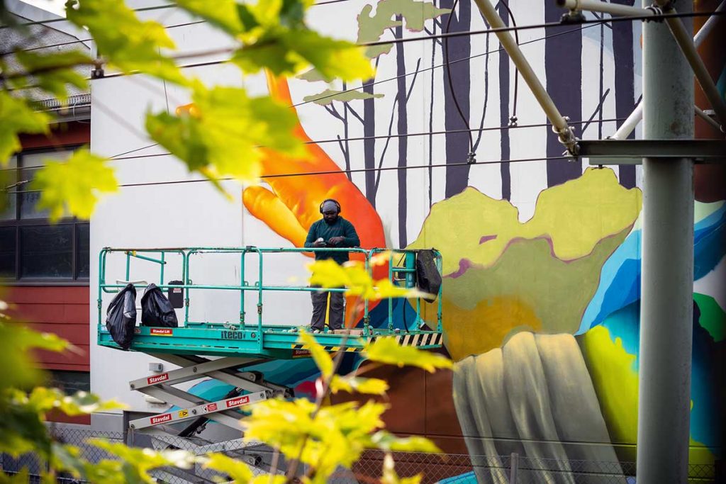 Max Sansing Sweden Mural