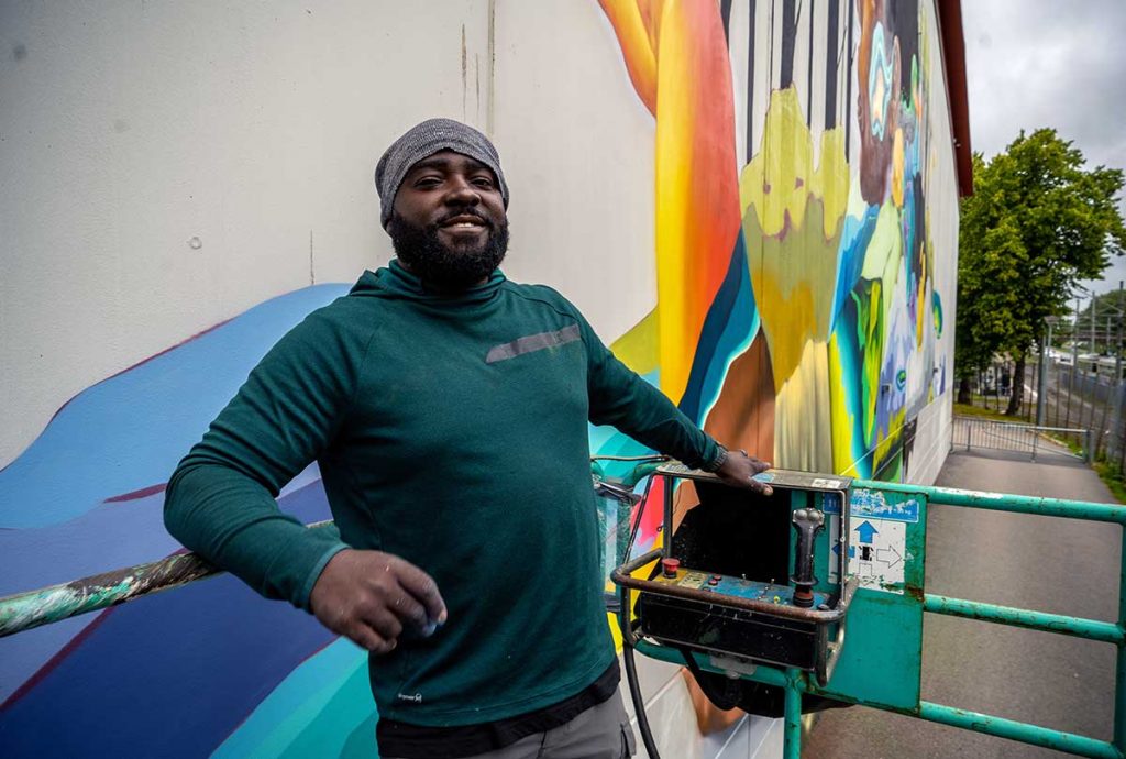 Max Sansing Sweden Mural 1