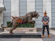 Sonny & Discovery Collaboration for Untied Nations Building Sonny Bronze Tiger at UN